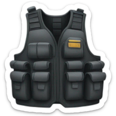 Bulletproof vest sticker