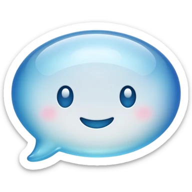 chat bubble sticker