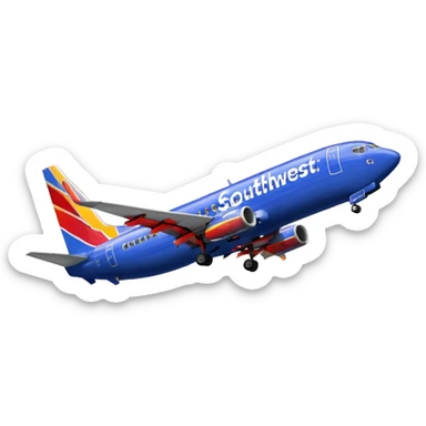 Southwest Airlines Boeing 737-800 (Heart One livery) sticker