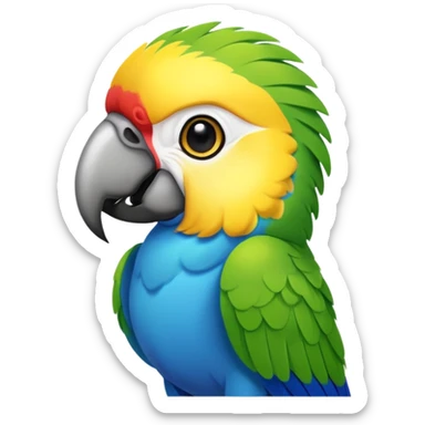 Perroquet sticker