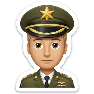 army Captain sticker