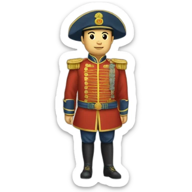 Chinois militaire sticker