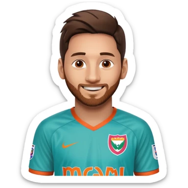 Leo Messi Miami sticker