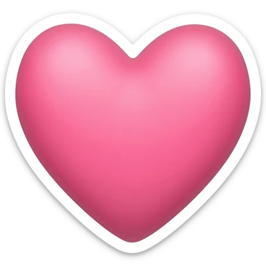 pink heart sticker
