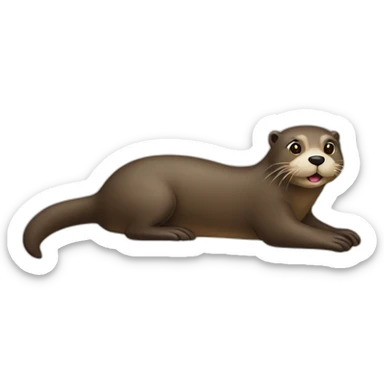 Sicilian Otter sticker