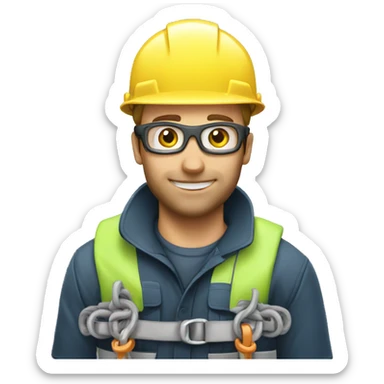 rope access work technician sticker