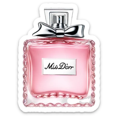 Miss dior perfume sticker