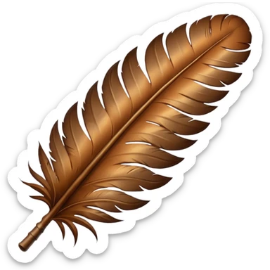 hawk feather sticker