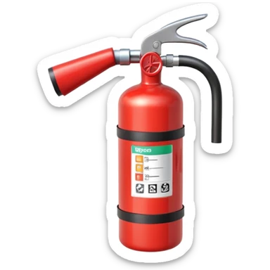 Fire extinguisher  sticker