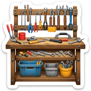 Workshop Bench sticker