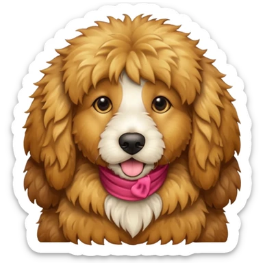 golden doodle  sticker
