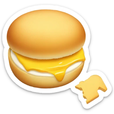 chicken egg and cheese biscuit sticker