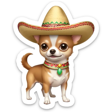 Chiwawa with singbares sticker