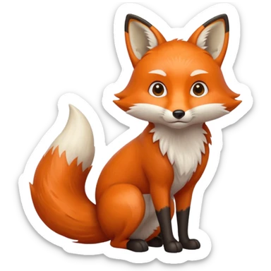 Fox sticker