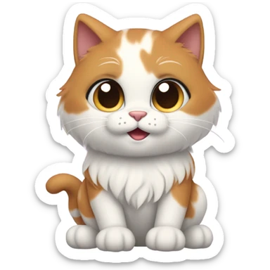 Ariel being a good kitty sticker