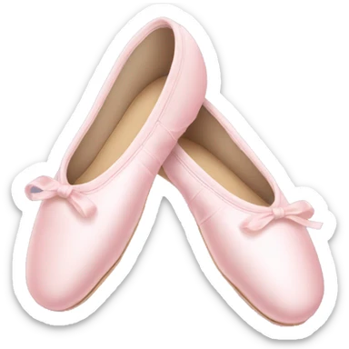 Pale pink ballet shoes sticker