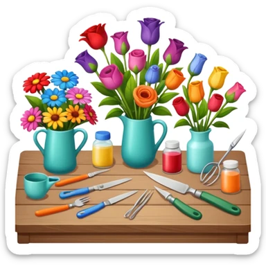 florist supplies sticker