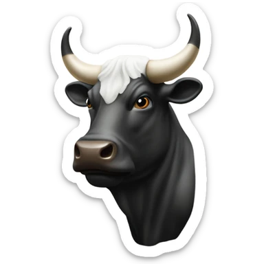 bull wall street sticker