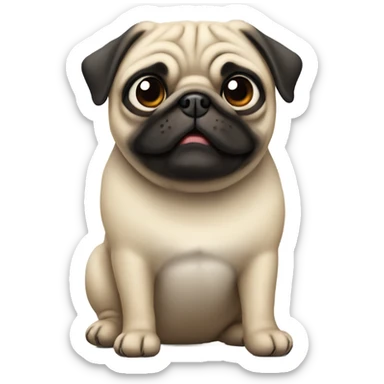 Pug sticker