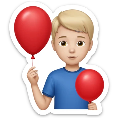 Child + balloon, Park Visitor, with park. sticker