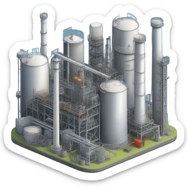 oil refining sticker