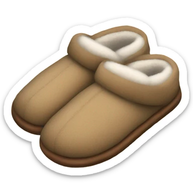 cozy slippers sticker