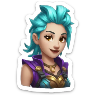 Jinx League of Legends sticker