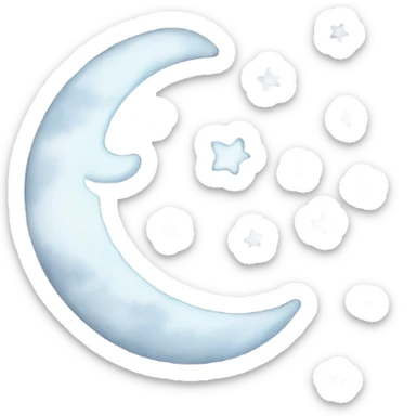 Goodnight moon sticker