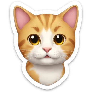 cutest cat ever sticker