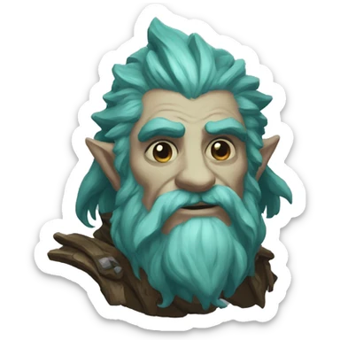 Spectral giant firbolg sticker