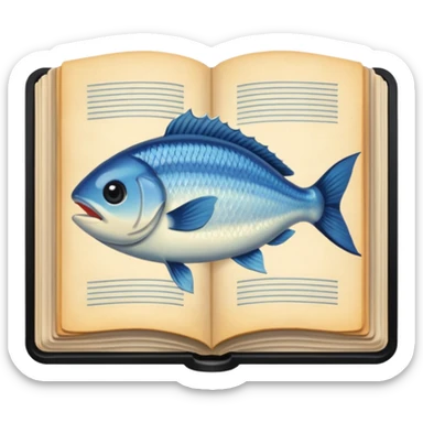 Pull up Fishwife Cookbook graphics sticker