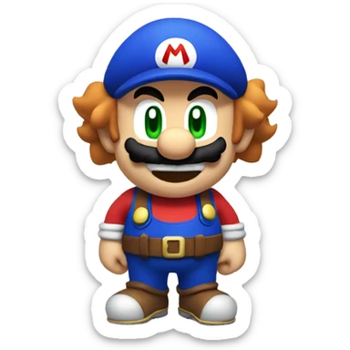 mario & sonic sticker