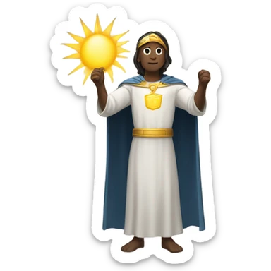 Savior of mankind sticker