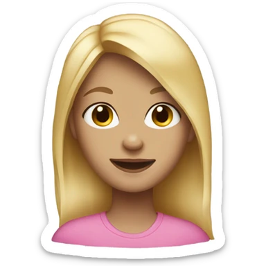 a girl named mckenzie that’s blonde sticker