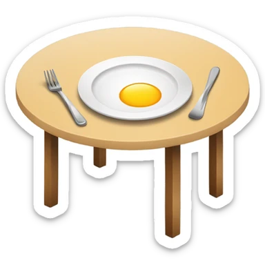 I didn’t have breakfast yesterday morning. sticker