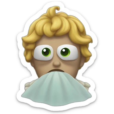 sapo silencio   sticker