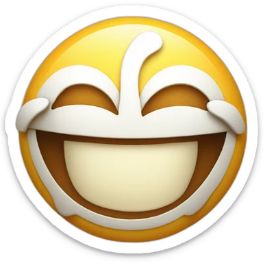 The big smiley face has a word "happy" in its mouth sticker