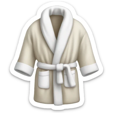 bathrobe sticker