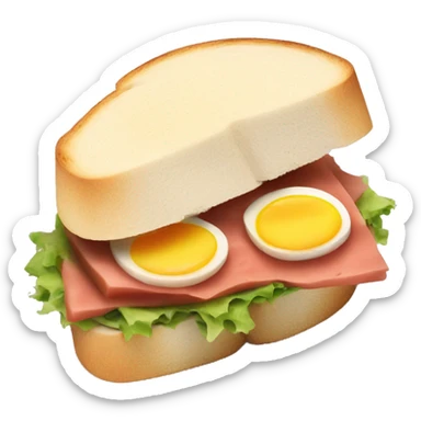 egg tuna sandwich sticker