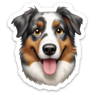 australian shepherd dog sticker