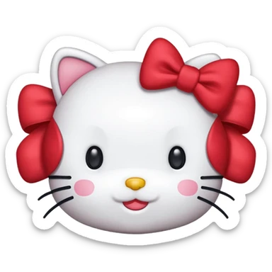 De hello Kitty  sticker