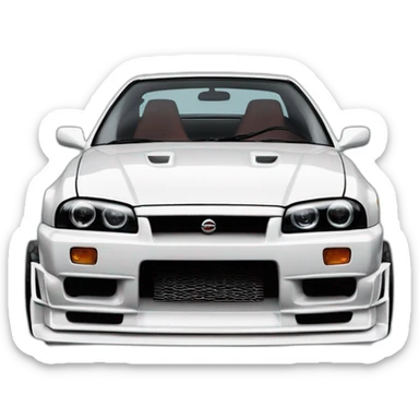 Nissan skyline r34 fast ans furieuse sticker