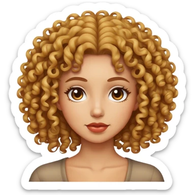 Mujer crespa  sticker