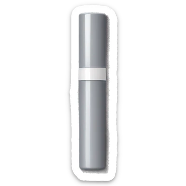 Lip gloss gray tube sticker