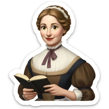 Kathryn Parr tutor pretty with details sticker