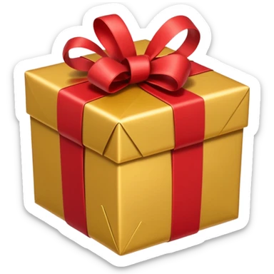 present getting worked on sticker