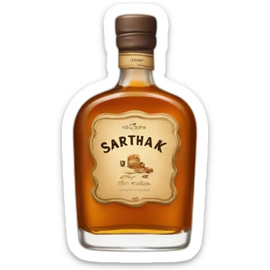 saarthak-whiskey sticker