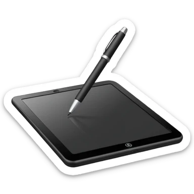 Pen tablet sticker