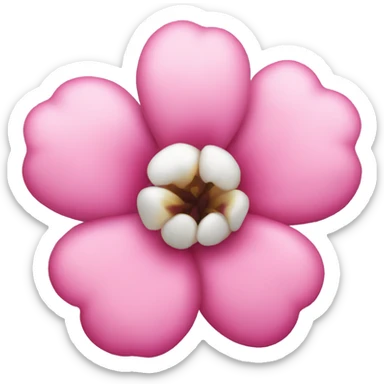 Pink flowers sticker