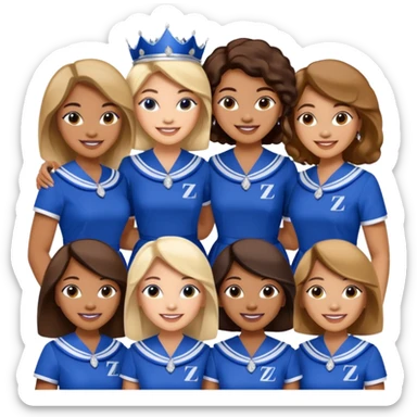 Zeta Phi Beta Sorority Inc sticker